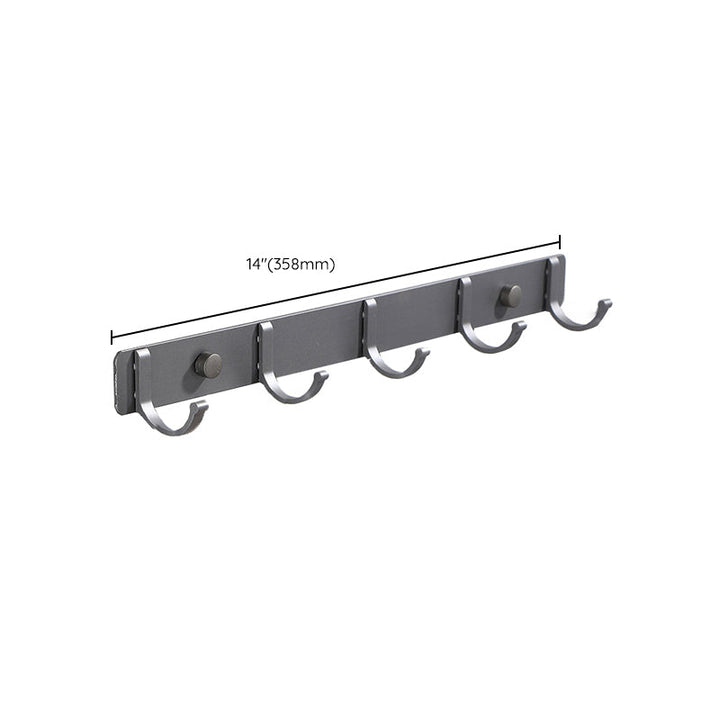 Lisslune | Modern Bathroom Fixture Set Towel Bar Gray Bathroom Shelf Bathroom Set
