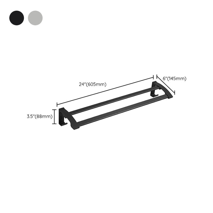 Lisslune | Modern Bathroom Set Paper Holder 5-Piece Bathroom Hardware Set