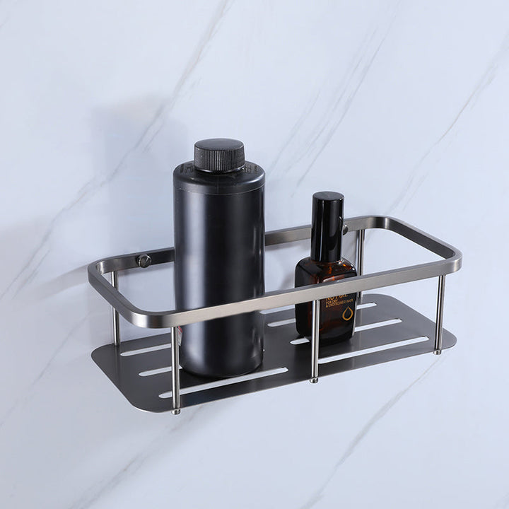 Lisslune | Dark Gray Modern Bathroom Accessory Set Stainless Steel Bathroom Accessory Set