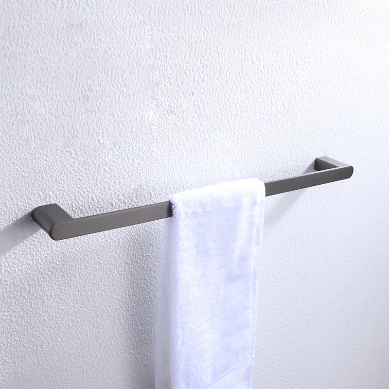 Lisslune | Dark gray modern bathroom accessory set stainless steel bathroom accessory set