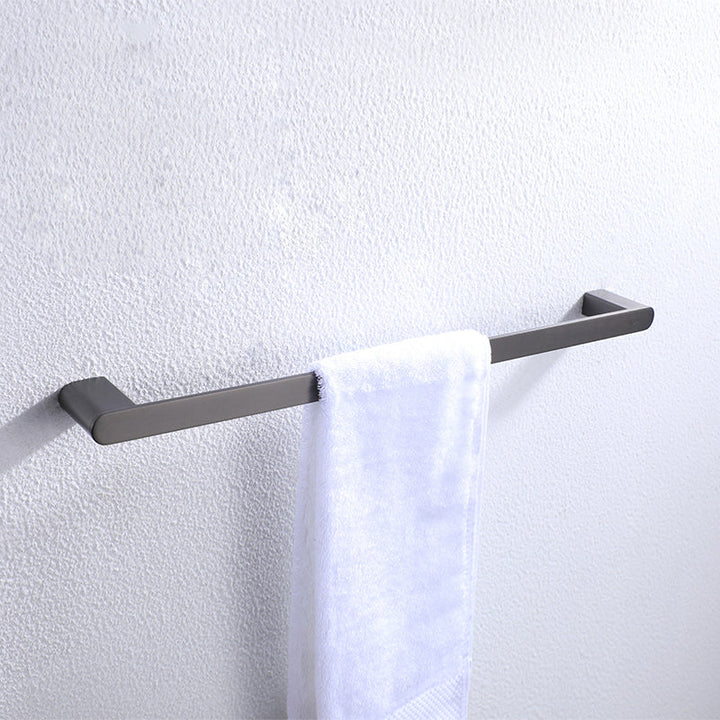 Lisslune | Dark gray modern bathroom accessory set stainless steel bathroom accessory set