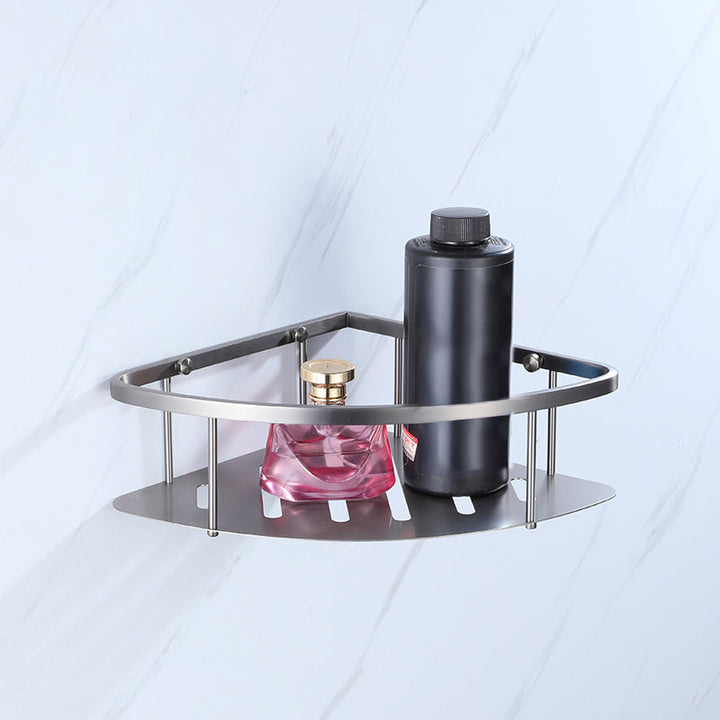 Lisslune | Dark gray modern bathroom accessory set stainless steel bathroom accessory set