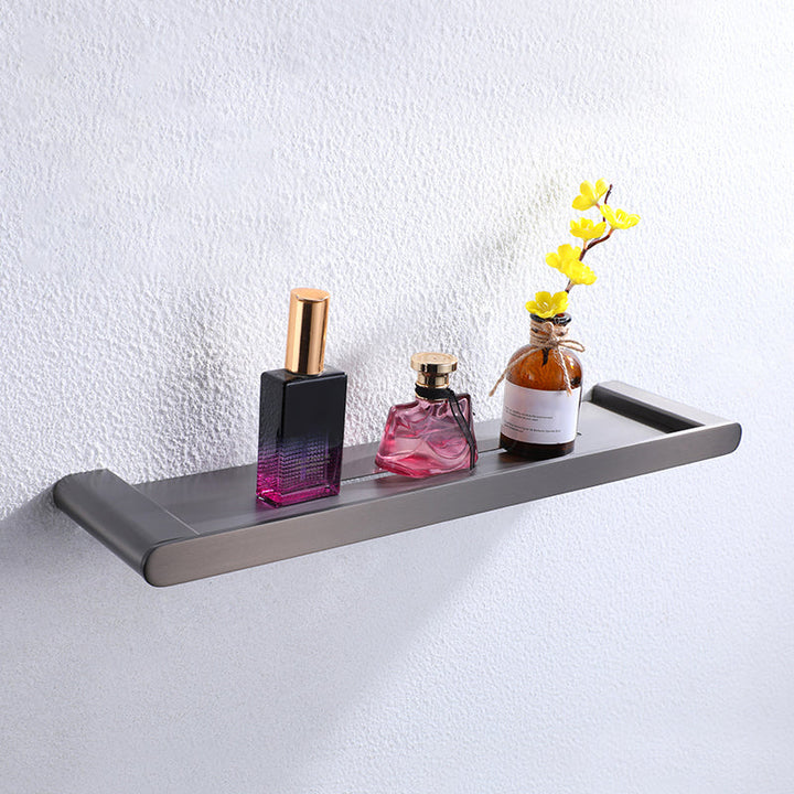 Lisslune | Dark gray modern bathroom accessory set stainless steel bathroom accessory set