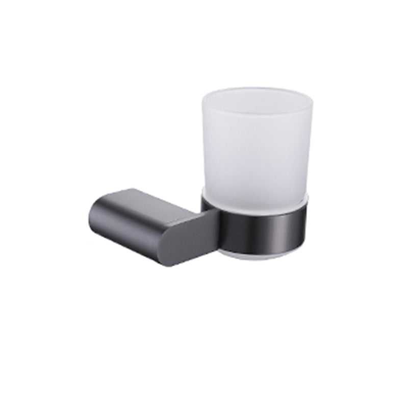 Lisslune | Dark gray modern bathroom accessory set stainless steel bathroom accessory set