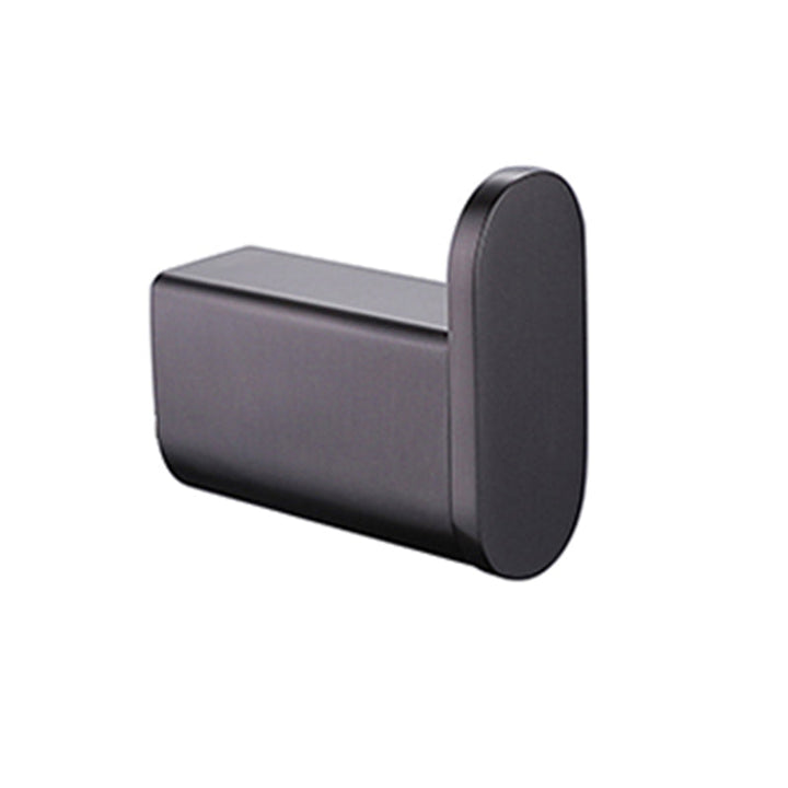 Lisslune | Dark Gray Modern Bathroom Accessory Set Stainless Steel Bathroom Accessory Set