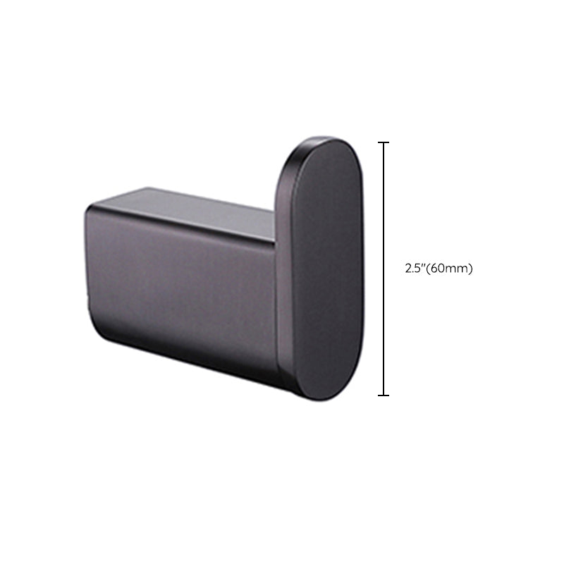 Lisslune | Dark gray modern bathroom accessory set stainless steel bathroom accessory set