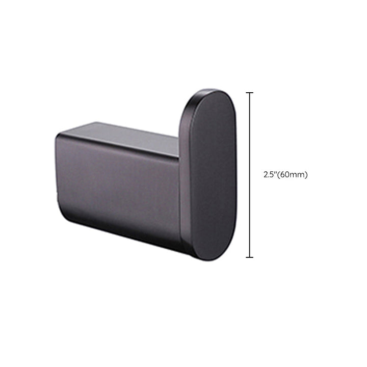Lisslune | Dark gray modern bathroom accessory set stainless steel bathroom accessory set