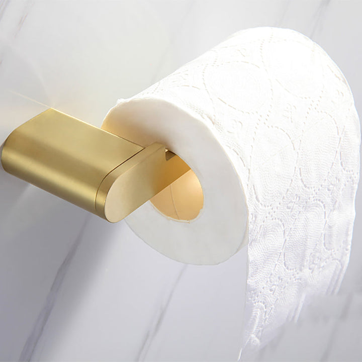 Lisslune | Modern Bathroom Hardware Set Gold Towel Bar Bath Hardware Set