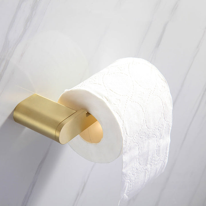 Lisslune | Modern Bathroom Hardware Set Gold Towel Bar Bath Hardware Set