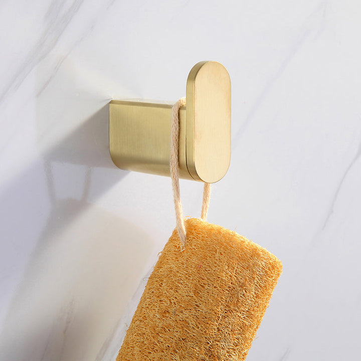 Lisslune | Modern Bathroom Hardware Set Gold Towel Bar Bath Hardware Set