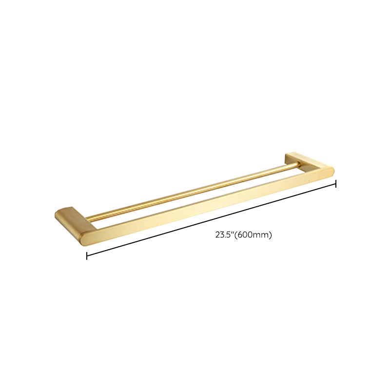 Lisslune | Modern Bathroom Hardware Set Gold Towel Bar Bath Hardware Set