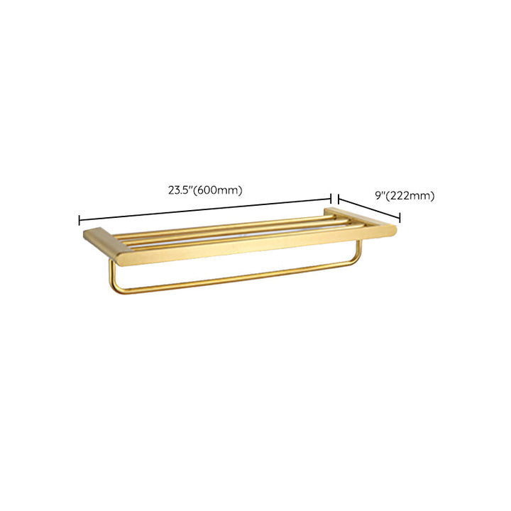 Lisslune | Modern Bathroom Hardware Set Gold Towel Bar Bath Hardware Set