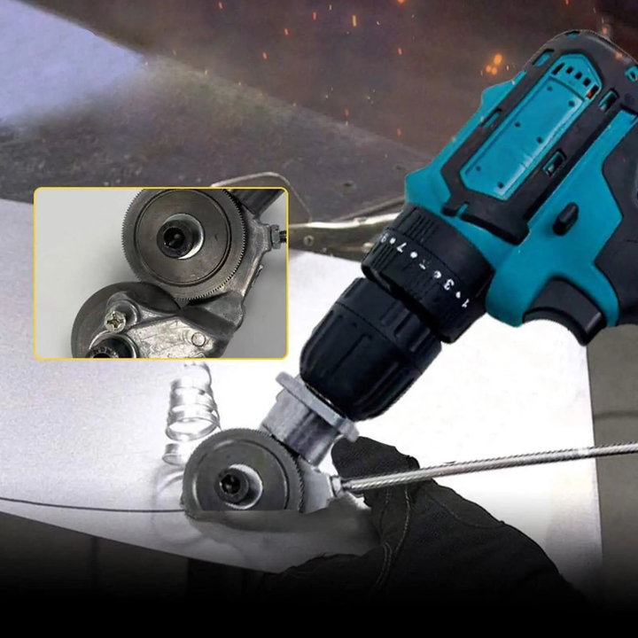 Lisslune | Electric Plate Cutter – Drill Attachment for Fast, Safe & Effortless Sheet Cutting