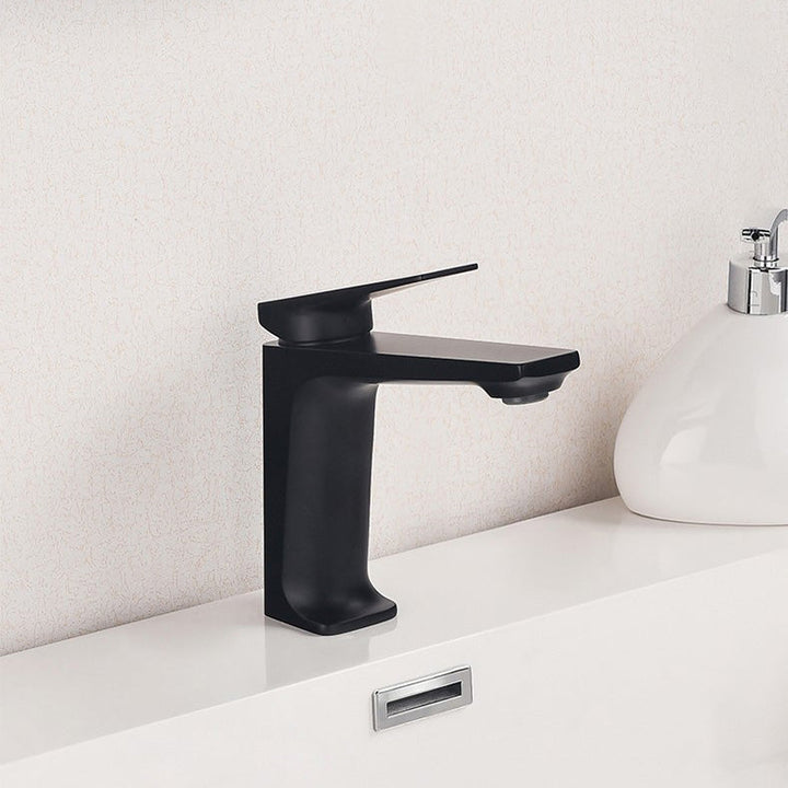 Lisslune | Glam Copper Vessel Faucet Lever Handles Low Arch Vessel Faucet for Bathroom