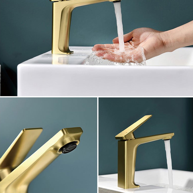 Lisslune | Glam Copper Vessel Faucet Lever Handles Low Arch Vessel Faucet for Bathroom