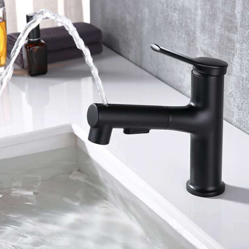 Lisslune | Contemporary Sink Faucet Plian Low Arc Center Set Bathroom Faucet