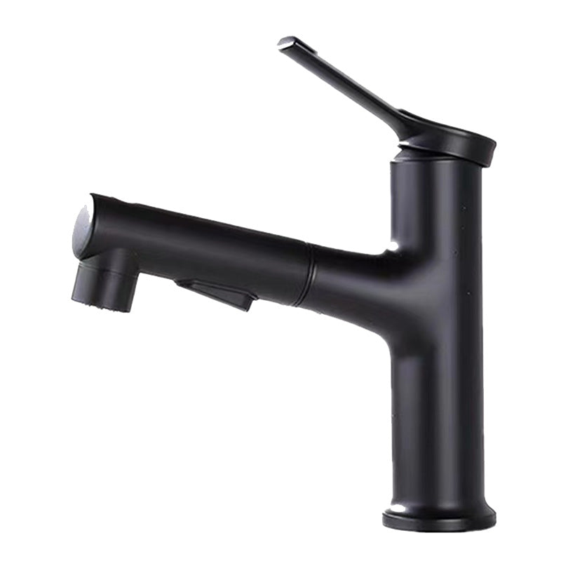 Lisslune | Contemporary Sink Faucet Plian Low Arc Center Set Bathroom Faucet
