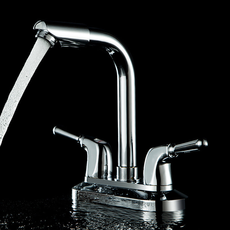 Lisslune | 2-Handle Modern Vessel Sink Faucet Three-Way Bathroom Faucet