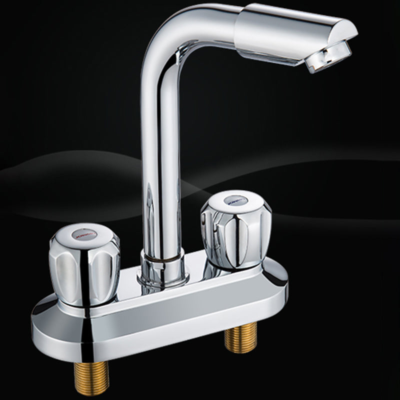 Lisslune | 2-Handle Modern Vessel Sink Faucet Three-Way Bathroom Faucet