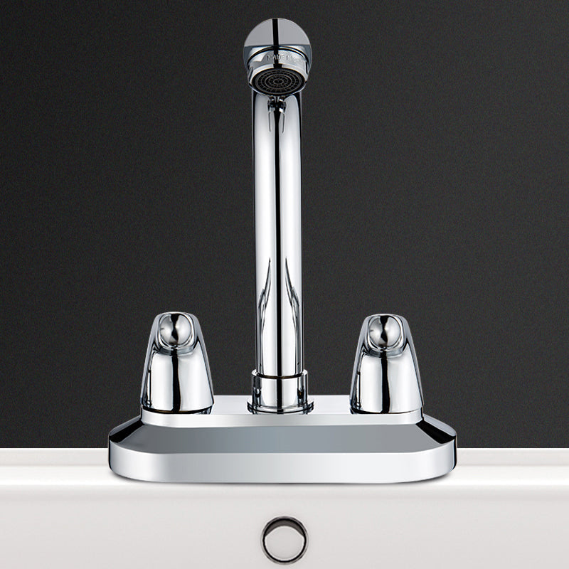 Lisslune | 2-Handle Modern Vessel Sink Faucet Three-Way Bathroom Faucet