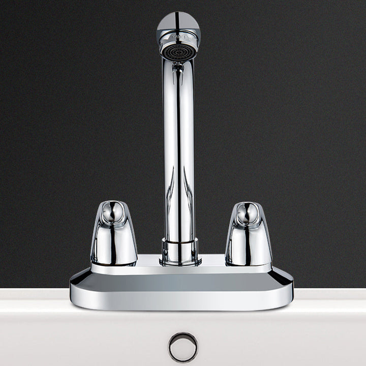 Lisslune | 2-Handle Modern Vessel Sink Faucet Three-Way Bathroom Faucet