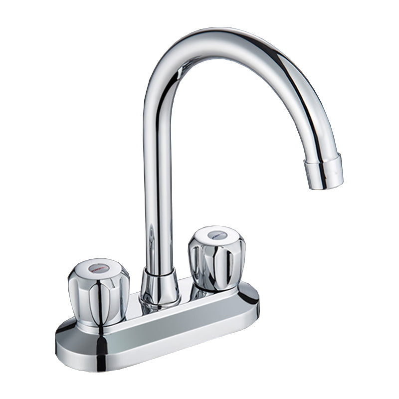 Lisslune | 2-Handle Modern Vessel Sink Faucet Three-Way Bathroom Faucet