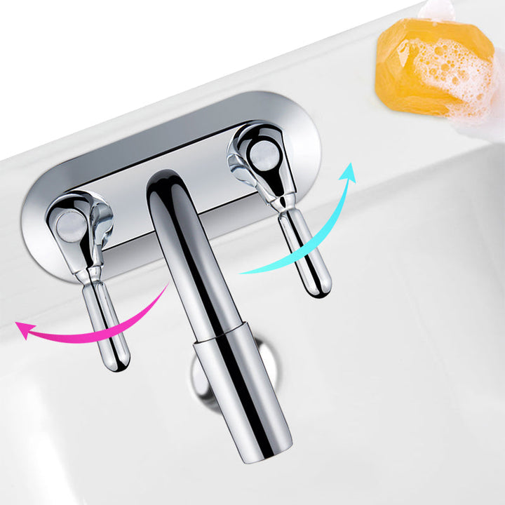 Lisslune | 2-Handle Modern Vessel Sink Faucet Three-Way Bathroom Faucet