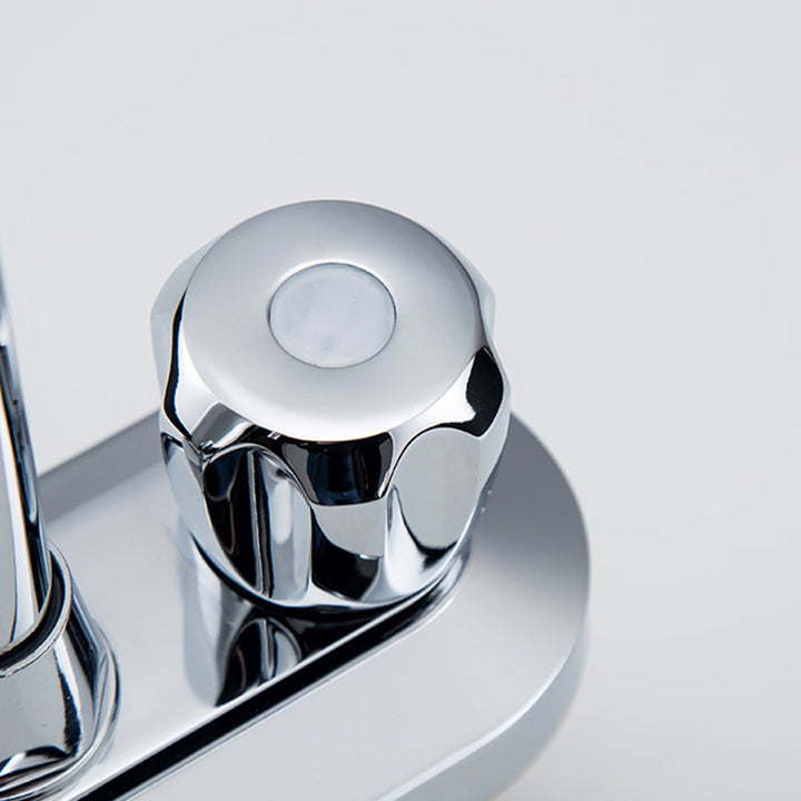 Lisslune | 2-Handle Modern Vessel Sink Faucet Three-Way Bathroom Faucet