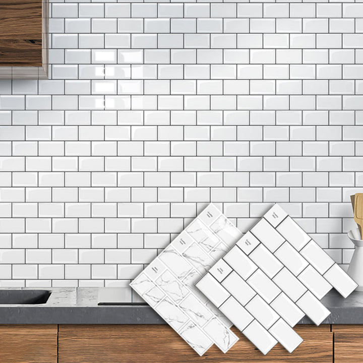 Lisslune | Modern Wallpaper Field Tile/Single Tile Peel and Stick Back Splash Kitchen