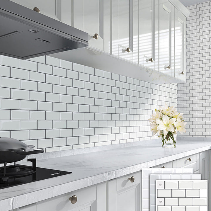 Lisslune | Modern Wallpaper Field Tile/Single Tile Peel and Stick Back Splash Kitchen