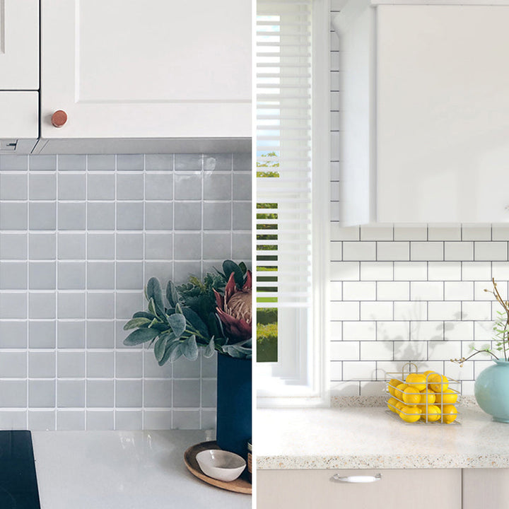 Lisslune | Modern Wallpaper Field Tile/Single Tile Peel and Stick Back Splash Kitchen