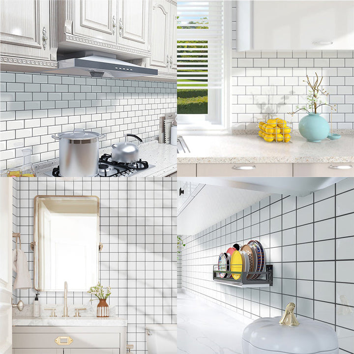 Lisslune | Modern Wallpaper Field Tile/Single Tile Peel and Stick Back Splash Kitchen
