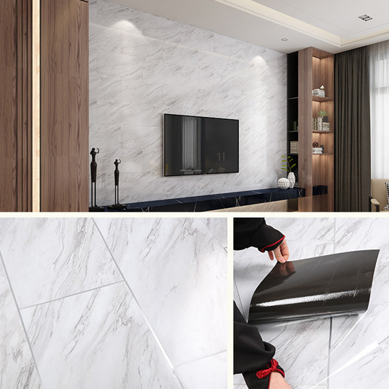 Lisslune | Modern Field Tile/Single Tile Wallpaper PVC Peel and Stick Backsplash Wall Tile