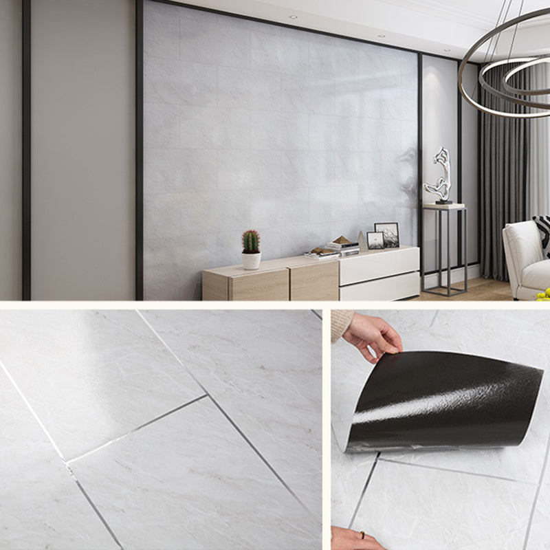 Lisslune | Modern Field Tile/Single Tile Wallpaper PVC Peel and Stick Backsplash Wall Tile