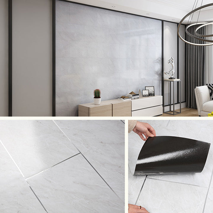 Lisslune | Modern Field Tile/Single Tile Wallpaper PVC Peel and Stick Backsplash Wall Tile