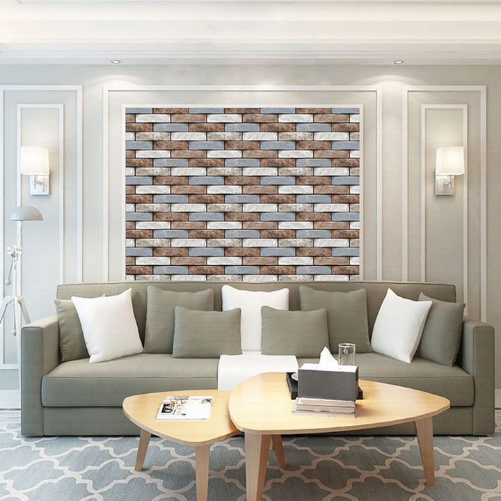 Lisslune | Modern PVC Field Tile/Single Tile Rectangular Peel and Stick Back Wall Tile