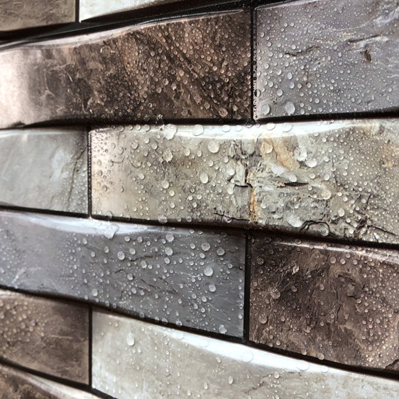 Lisslune | Modern PVC Field Tile/Single Tile Rectangular Peel and Stick Back Wall Tile