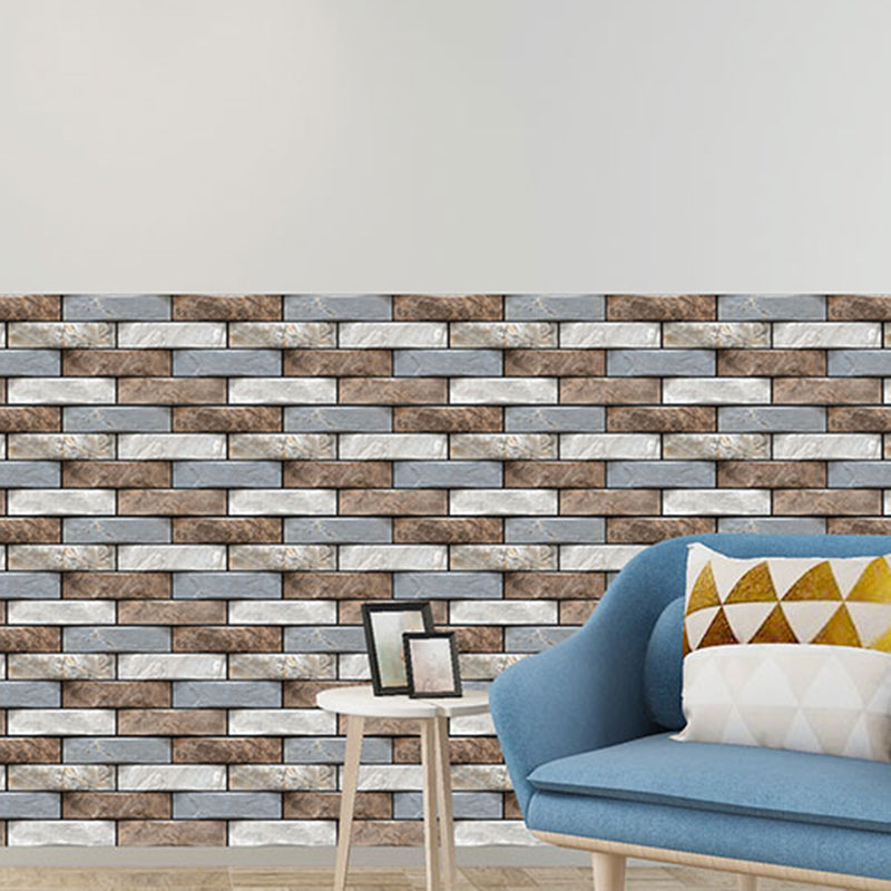 Lisslune | Modern PVC Field Tile/Single Tile Rectangular Peel and Stick Back Wall Tile