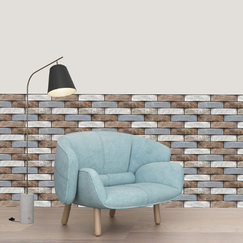 Lisslune | Modern PVC Field Tile/Single Tile Rectangular Peel and Stick Back Wall Tile