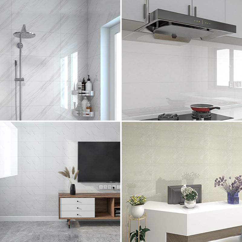 Lisslune | PVC rectangular wallpaper Modern removable and stick-on backsplash tile