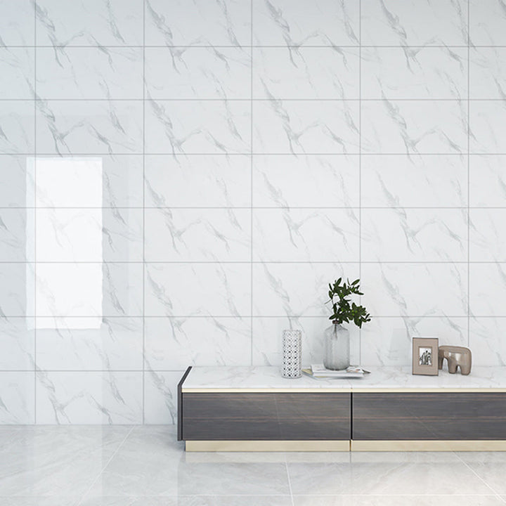 Lisslune | PVC rectangular wallpaper Modern removable and stick-on backsplash tile