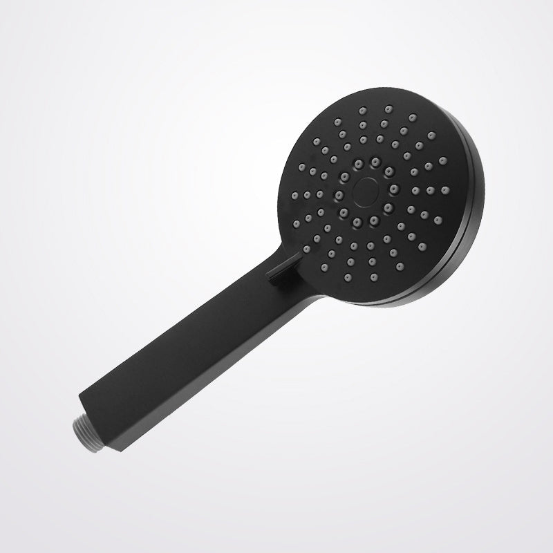 Lisslune | Contemporary Black Round Showerhead Combo Rain Shower Hand Shower