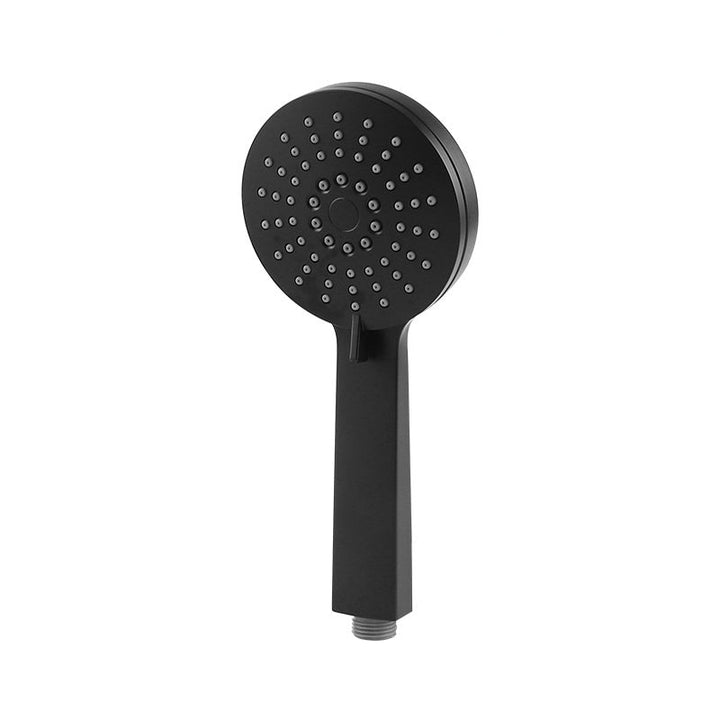 Lisslune | Contemporary Black Round Showerhead Combo Rain Shower Hand Shower