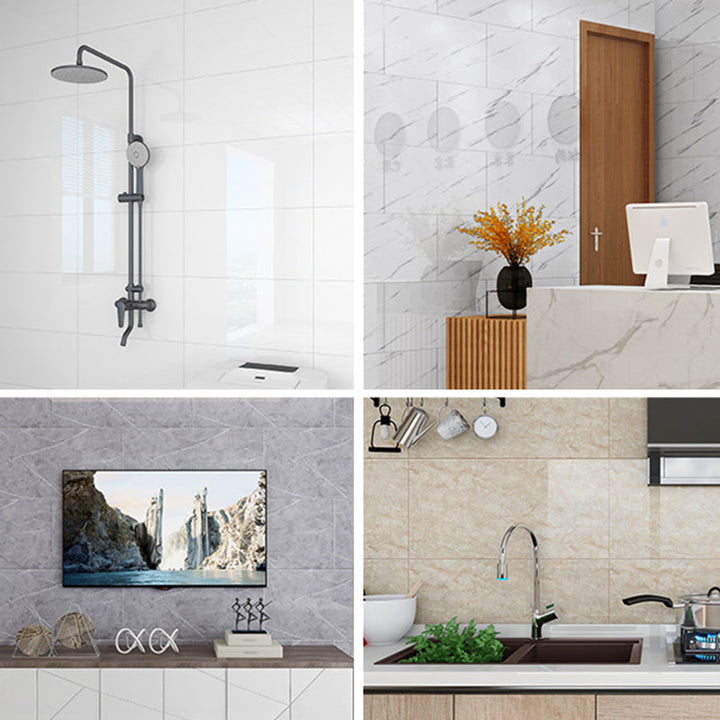 Lisslune | Modern Peel and Stick Backsplash Wall Tile PVC Tile-Peel & Stick