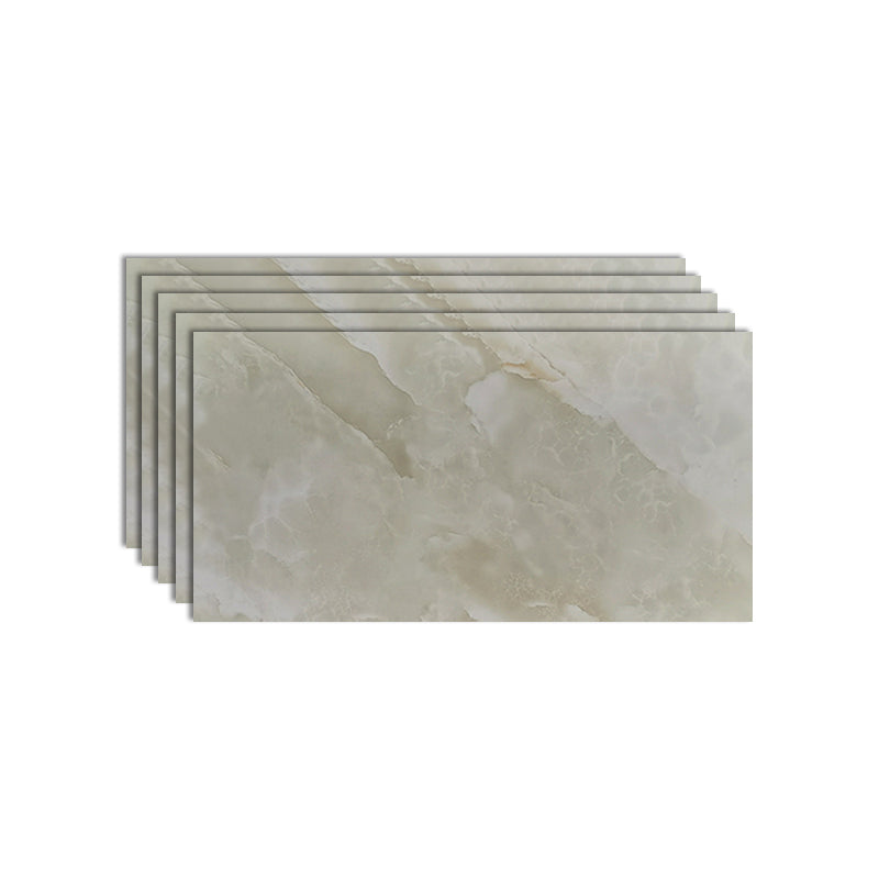 Lisslune | Rectangular Peel and Stick Back Wall Tile Modern Tile-Peel & Stick