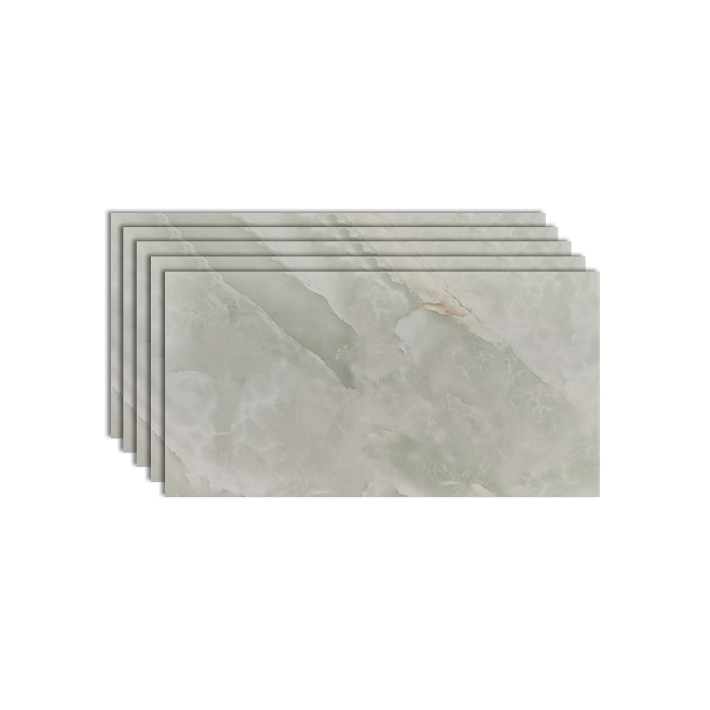 Lisslune | Rectangular Peel and Stick Back Wall Tile Modern Tile-Peel & Stick
