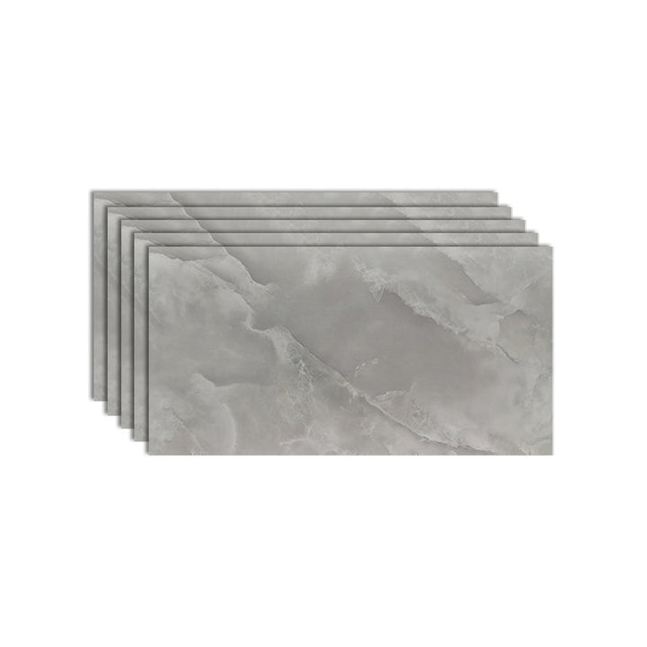 Lisslune | Rectangular Peel and Stick Back Wall Tile Modern Tile-Peel & Stick