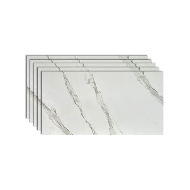 Lisslune | Rectangular Peel and Stick Back Wall Tile Modern Tile-Peel & Stick