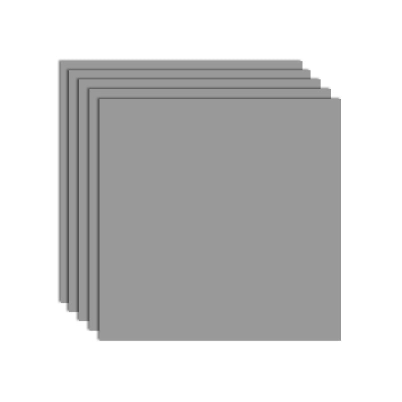 Lisslune | Modern Peel-and-Stick Tiles Vinyl Field Tile Square 5-Pack Peel & Stick Field Tile