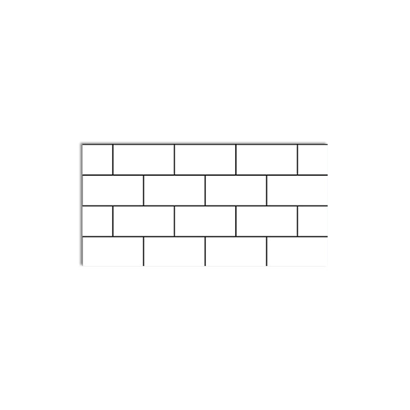Lisslune | PVC Peel and Stick Wall Tile Modern Peel & Stick Mosaic Tile